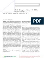 OSM-DSSE: A Searchable Encryption Scheme With Hidden Search Patterns and Access Patterns