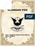 Ulangan PKN 33 XI MIPA 2