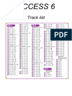 ACCESS Track List Grade 6