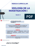 Sesión Académica 3 Metodología de La Investigación