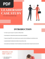 Topic: Leadership Case Study