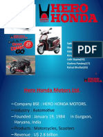 Hero Honda Motors Ltd. Company Profile