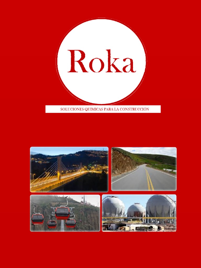 Adhesivos y Aditivos Roka | PDF | Hormigón | Cemento