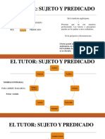 El Tutor Sujeto y Predicado - Isaac Castillo