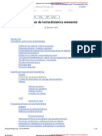 Apuntes de Termodinámica Elemental. E. Barrull, 1994