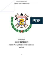 PROYECTO CARRO RESCATE 2da COMPAÑIA DE BOMBEROS DE ARICA