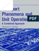 Transport Phenomena and Unit Operations - A Combined Approach (Griskey)