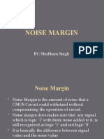 Noise Margin: BY: Shubham Singh