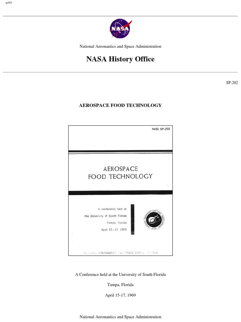 NASA Aerospace Food Conference 1969 | PDF | Apollo Program | Project Gemini