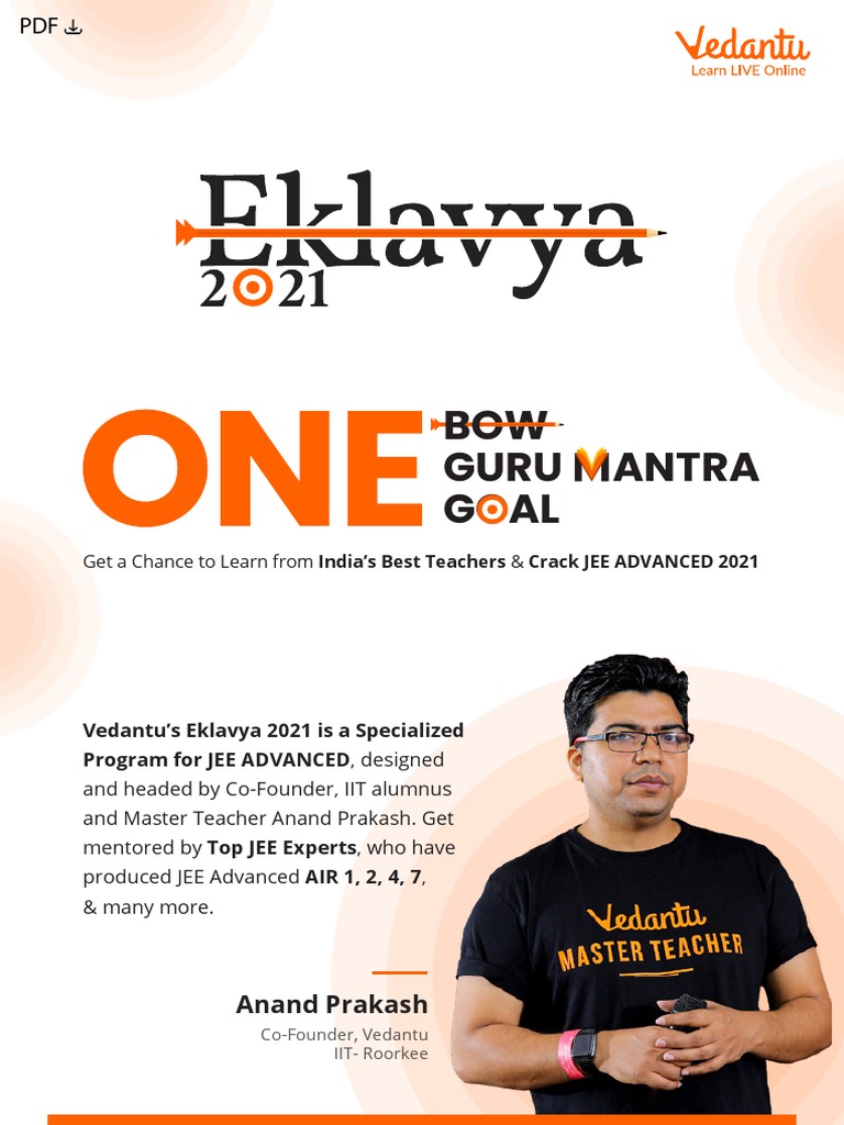 Vedantu Eklavya JEE Advanced 2021 Program | PDF | Chemistry | Titration
