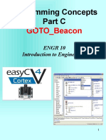 E10 Programming Concepts for GOTO Beacon Robot