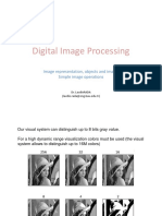 Digital Image Processing: Image Representation, Objects and Images Simple Image Operations