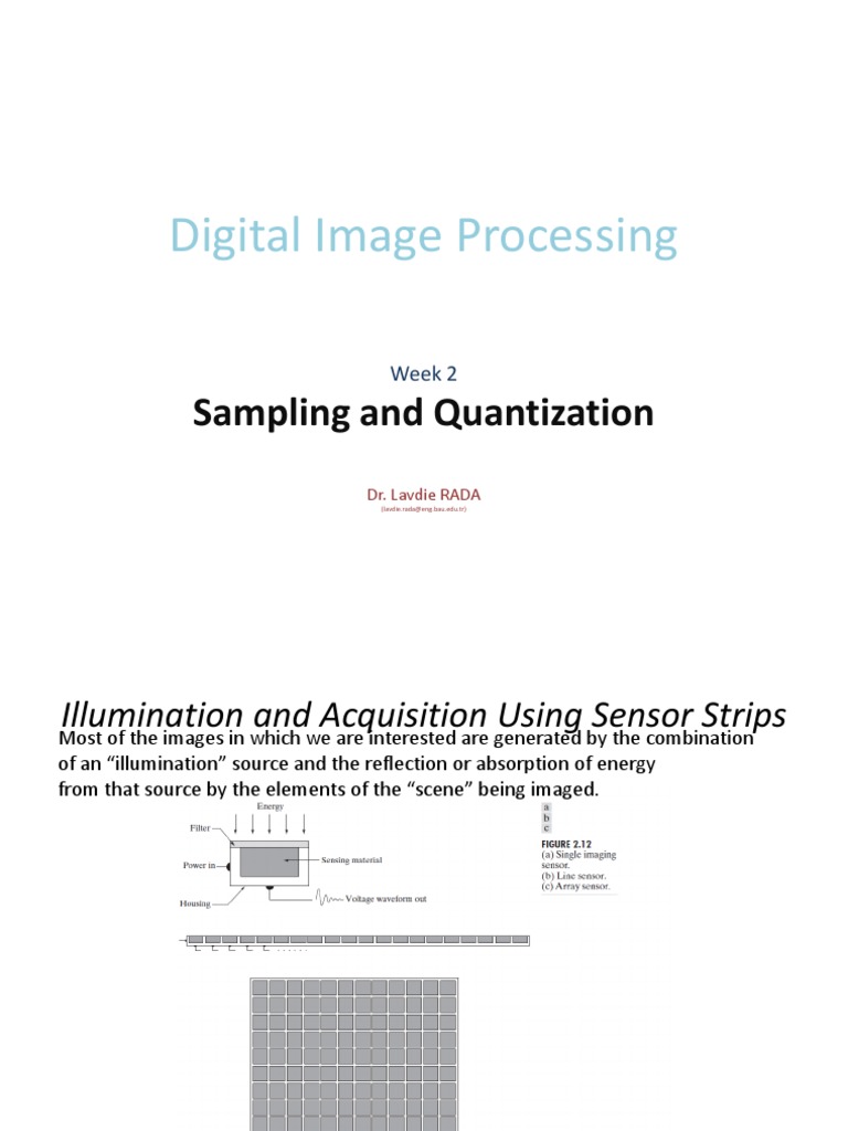 Digital Image Processing: Sampling and Quantization | PDF | Sampling ...