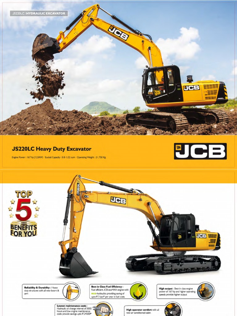 Js220lc Tracked Excavator | PDF