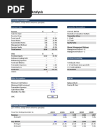 Illustrative LBO Analysis