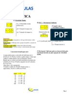 Cinemática Movimento Uniforme Resumo 2018