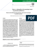 Determinación Clínica y Radiográfica Del Somatotipo Facial en Pacientes Pediátricos