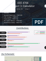 EEE 4706 Project 3: Calculator: Section: B2 Group: 2 Members