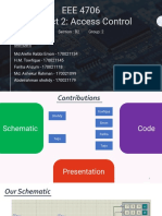 EEE 4706 Project 2: Access Control: Section: B2 Group: 2 Members