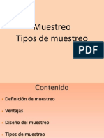 Muestreo Tipos de Muestreo