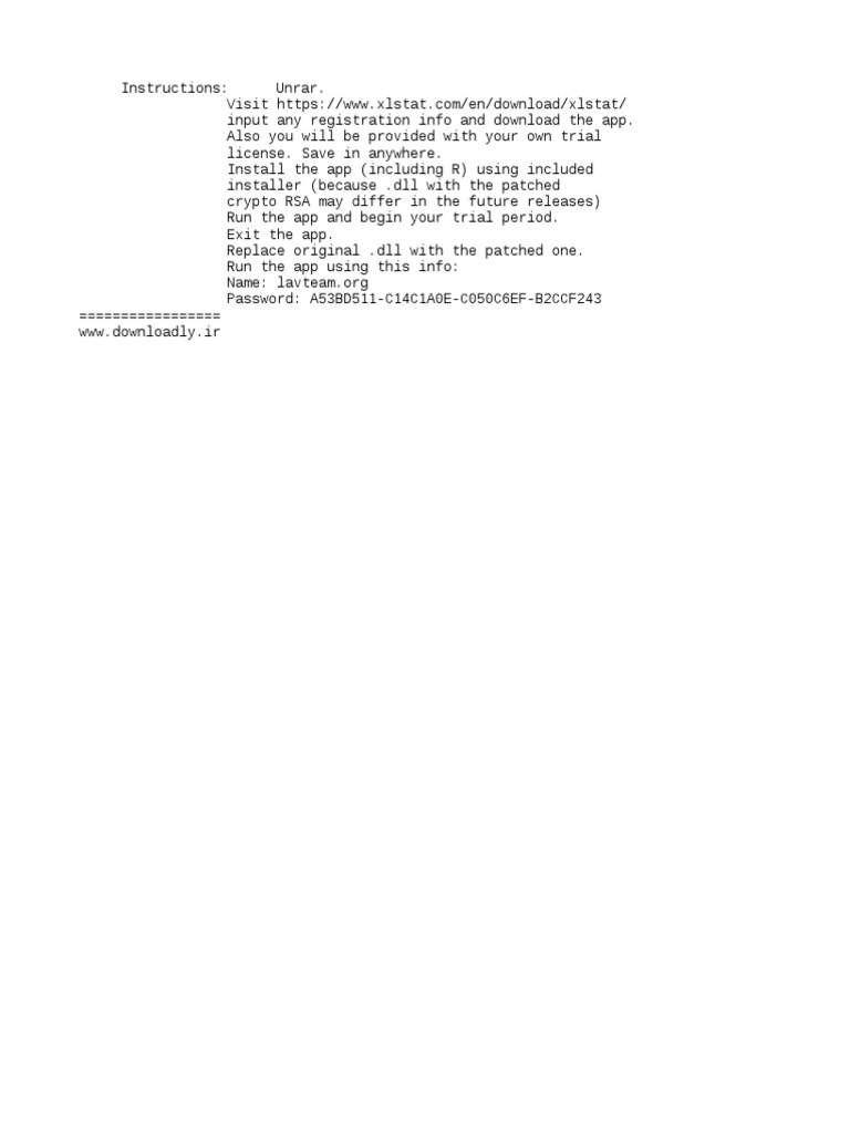 Xlstat | PDF