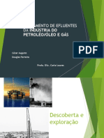 Tratamento de efluentes da indústria do petróleo/óleo e gás