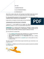 Teoria y Gestion de Las Organizaciones I 5º Año Eco