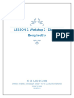 Workshop 2 - Diseases (Being Healthy)