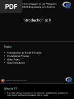 Introduction To R: Polytechnic University of The Philippines Stat20023: Engineering Data Analysis