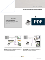 Va-3D 3-Axes Acceleration Sensor: Properties