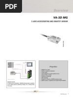 Va-3D MG: 3-Axis Acceleration and Gravitiy Sensor