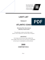 USCG - Light List Volume II Atlantic Coast Shrewsbury River, New Jersey To Little River, South Carolina - 2000 COMDTPUB P16502.2