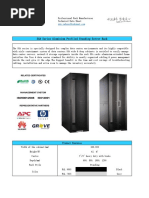 42U 800x1000 Rack Datasheet | PDF | Computers | Technology & Engineering
