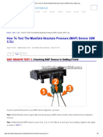 Part 2 - How To Test The Manifold Absolute Pressure (MAP) Sensor (GM 2.2L)