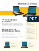 Rackmount LCD Consoles: 17'' AND 19'' LED-BACKLIT LCD Drawers