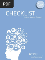 Checklist - NTNU Formalities