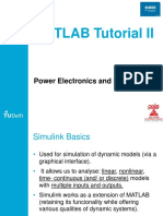 MATLAB Tutorial II: Power Electronics and Simulink