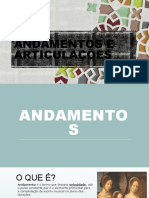 Andamentos e Articulações