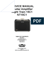 Service Manual Guitar Amplifier Night Train 15C1 NT15C1: Assembly View: 2 Schematic Diagram: 3 Test Mode: 7 Parts List: 8