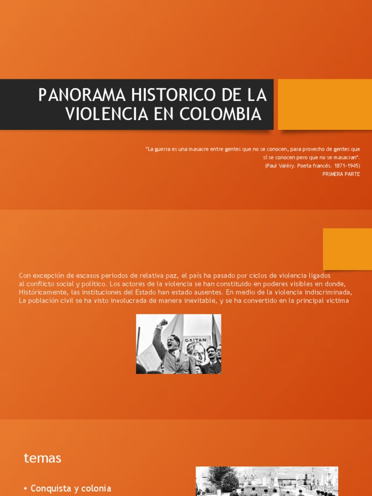 Historia del Conflicto Armado en Colombia | PDF | Guerra de guerrillas ...