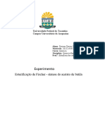 Síntese do acetato de butila por esterificação de Fischer