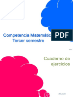 Competencia Matemática EJERCICIOS TERCER SEMESTRE 