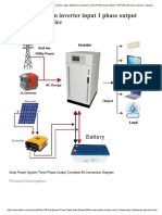 60kw Solar System Inverter Input 1 Phas... El Inverter, Solar Home System Factory