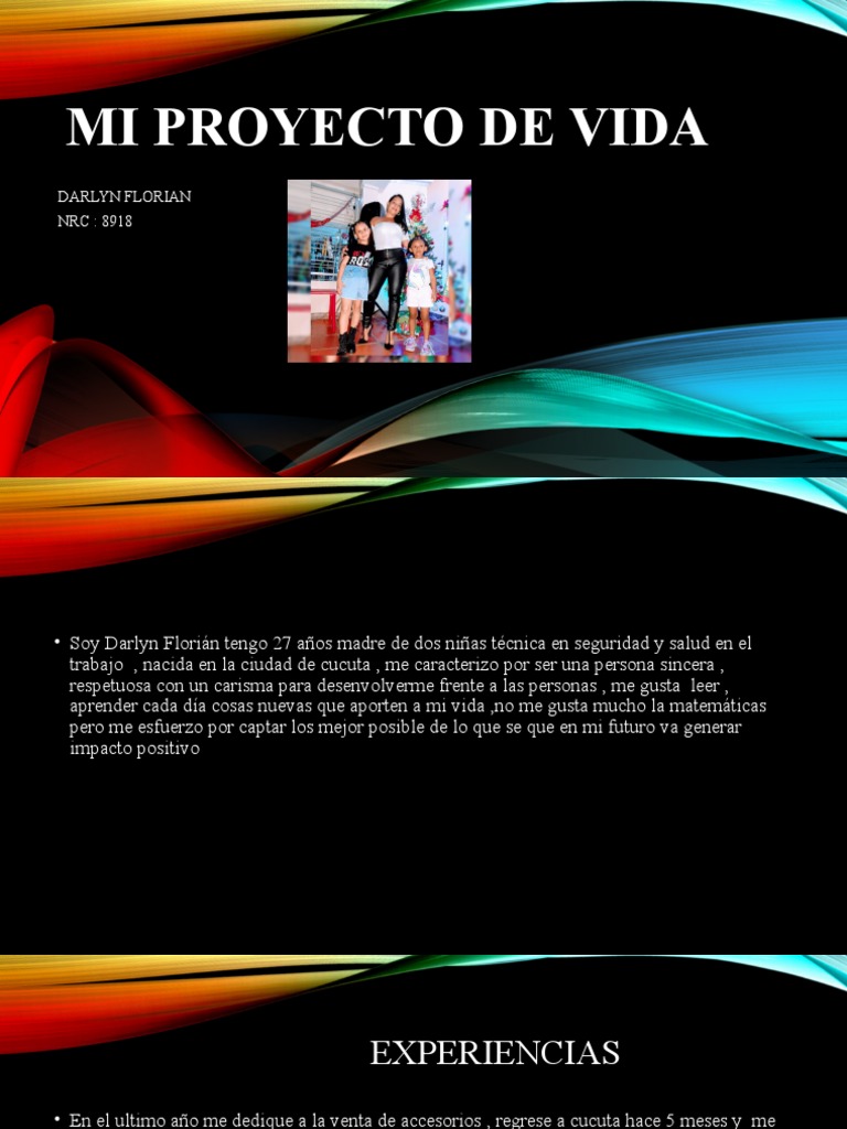 Proyecto de Vida de Darlyn Florián | PDF | Crecimiento personal y ...
