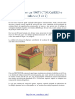 Como Hacer Un PROYECTOR CASERO o Infocus 2 de 2