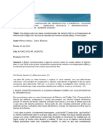 HERRERA Y LAMM - Una Trilogía Sobre Las Bases Constitucionales Del Derecho Filial en El Anteproyecto I