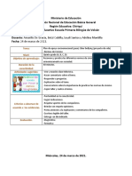 Tema: Nivel: Objetivo de Aprendizaje: Duración de La Conectividad: Actividades Sugeridas