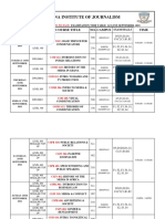 End of Second Semester Exams Time Table 2020 2021 Revised