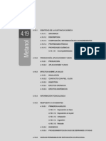 Identidad y propiedades del Metanol