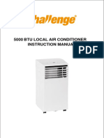 Instruction Manual 5000 Btu Local Air Conditioner